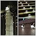 Solar Step Lights, iThird LED Solar Powered Stair Lights Stainless Steel Outdoor Lighting for Deck Fence Path Auto On/Off Waterproof 4 Pack
