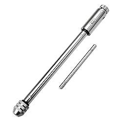 uxcell Adjustable Ratchet Tap Wrench T-Handle, for