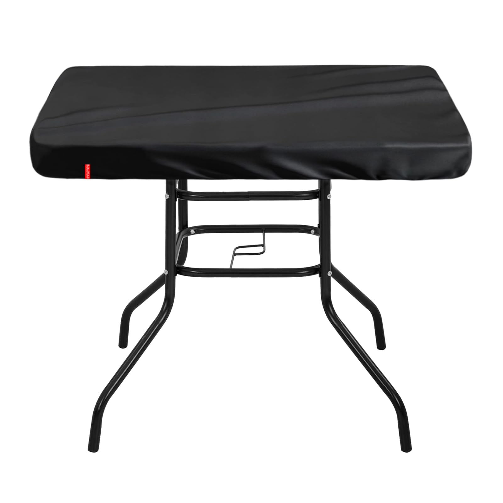 Photo 1 of SoloToo Outdoor Square Table Cover Waterproof UV-Resistant for 36 x 36 Inch Patio Tables - Heavy Duty Weatherproof Table Top Protector with Elastic Hem (Black)