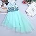 TiaoBug Kids Girls Sequins Ballet Tutu Dress Shiny Sparkle Ballerina Dance Costumes Gymnastics Leotard Dress Mint Green 4-5