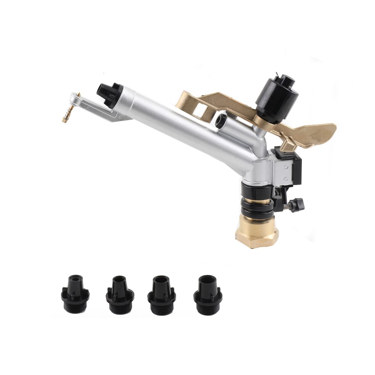 Photo 1 of CDZHLTG 1.5" 360 Impact Adjustable Water Gun Spray Nozzle Set Large-Area Garden Farm Lawn