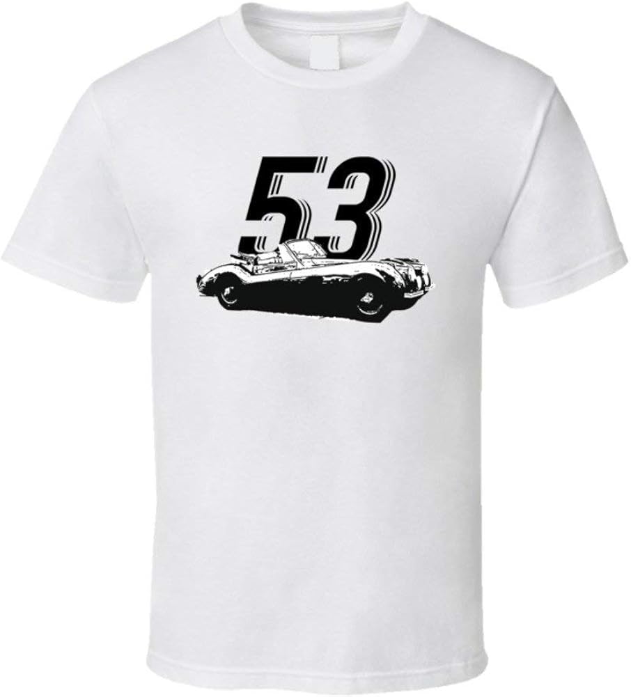 1953 Jaguar Xk 120 Dhc Vintage Car Year t Shirt for Men