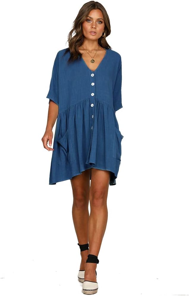 William&Kate Women's Summer Bohemian Floral Printed Wrap V Neck Short Sleeve Long Dress for Beach Party Wedding
