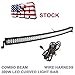 Topcarlight 52inch 300w LED Curved Work Light Bar Combo Beam Off Road Truck 4wd SUV ATV with Free Wiring Harness
