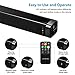 Sound Bar, Samesay TV Soundbar 29-Inch Wired and Wireless Bluetooth 2.0 Channel Speaker for TV/PC/Cellphone, Wall Mountable with Remote Control