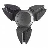 Yesorno Mini Hand Fidget Spinner Metal toy , 2 mins + Spin Time, One hand operation (Silver)