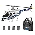 Actualia 1/30 Scale C138 RC Helicopter with Camera, 2.4G 6CH Remote Control Aircraft with Altitude Hold and Optical Flow Positioning, One-Key Takeoff/Landing, for Adults Gift