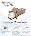 Ameriwood Home Signature Sleep Essential 6 Inch Coil Mattress Made with CertiPUR-US Certified Foam, 6 Inch Twin Mattress, Black