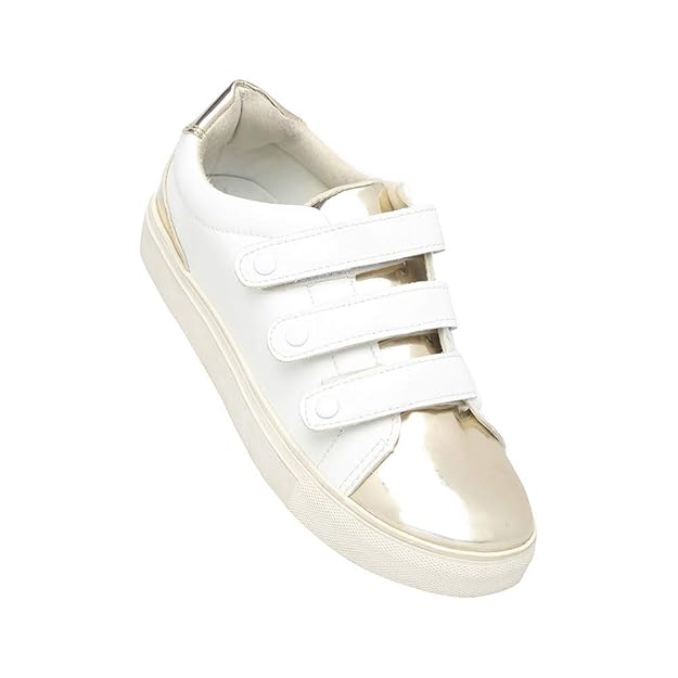 Buy Ceriz Womens Casual Wear Velcro Closure Sneakers_White_40 at Amazon.in