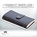 Refillable Writing Journal 2018 - Vintage Travelers Notebook, Perfect as a Daily Journal for Women and Men - Handmade with Blank Pages and Embossed Cover
