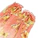 Binmer(TM) Women Beach Sunscreen Cuff Chiffon Printed Silk Scarf Driving Sleeves (Watermelon Red)