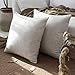 Kevin Textile Summer Decoration Linen Pillow Cover Square Euro Throw Pillow Case Sham Cushion Cover for Floor with Invisible Hidden, 26x26 inches(Set of 1, Light Grey)