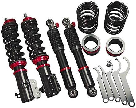 Amazon ワゴンr 車高調 Mh21s 前期1型 2型 Leon レオン B Max 全長式 フルタップ 減調ダイヤル付 車高調整 サスペンション レンチ付 車高調キット 車 バイク