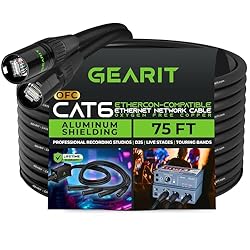 GearIT CAT6 Ethernet Cable, EtherCON-Compatible