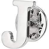 PATIKIL Letter Lapel Pins, Initial Alphabet Collar Pins Letter Brooch Pins for Women Men Shirt Dress Suits Coat Collar