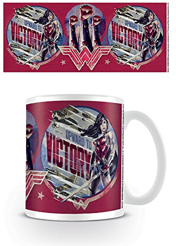 Pyramid International "Wonder Woman (Upward To Victory) Official Boxed Ceramic Coffee/Tea Mug, Multi-Colour, 11 oz/315 ml