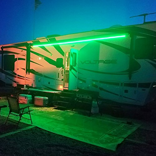 Boogey Lights KRV-VS-MC-WH M7 Hi-Intensity Awning Light for RVs, Motor Homes, Campers and Trailers