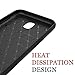 Samsung Galaxy J7 Pro Case,Galaxy J730 2017 Case，Ultra Thin Light Weight Case Flexible TPU Bumper Carbon Fiber Shock Absorbing Slim Fit Back Cover for Galaxy J7 Pro (Black)
