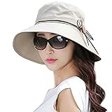 Packable Wide Brim Sun Bucket Hat UPF 50+ Sun Protection Travel Fishing Cap