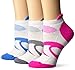 ASICS Women's Intensity Single Tab Socks (3 Pairs), White, Medium
