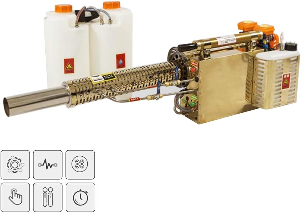 XLOO Pulse Jet Thermal Fogger,Atomized particles 0.3 micron, long spray distance, for Weeds Plants