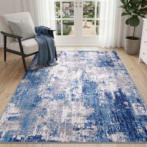 DEFYNEE Waschbar Teppich Wohnzimmer 120x180 cm, Teppiche Schlafzimmer