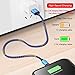 Creddeal Lightning Cable, iPhone Charger Cable 4Pack (3FT 6FT 6FT 10FT) Nylon Braided Fast Charging Cord for iPhone X/8/8 Plus/7/7 Plus/6/6 Plus/6s/6s Plus/5/5s/5c/SE/iPad/iPod(Blue)
