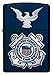Zippo United States Coast Guard Logo Pocket Lighter, Navy Matte
