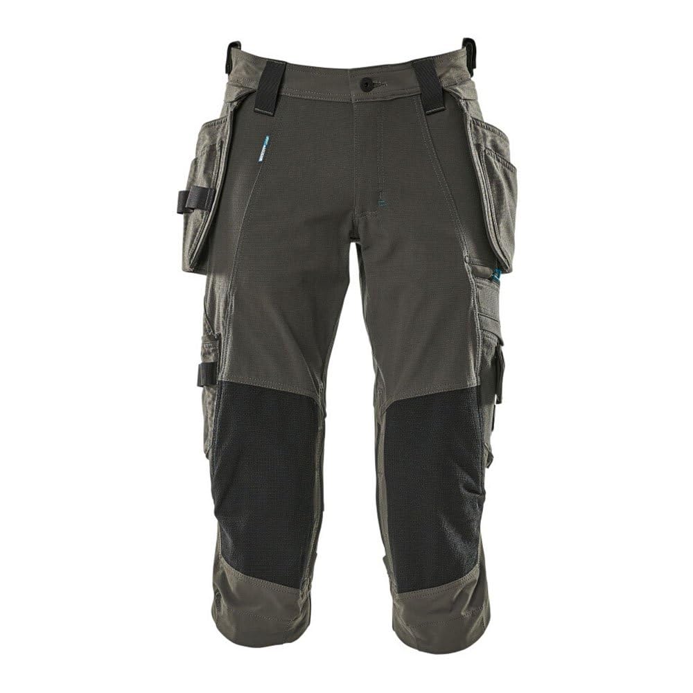 Mascot 17049-311-18-C60 Stretch Short Trousers with Pockets, Dark Anthracite, C60
