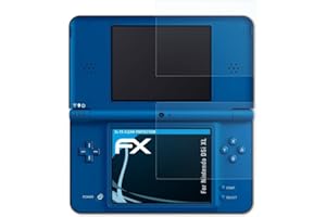atFoliX Screen Protection Film compatible with Nintendo DSi XL Screen Protector, ultra-clear FX Protective Film (Set of 3)