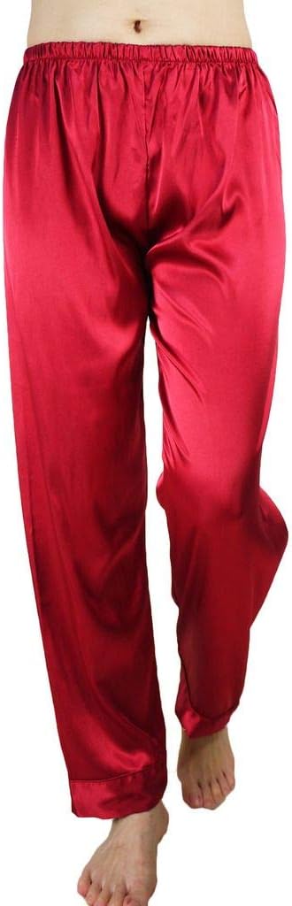 Wantschun Womens Satin Silk Sleepwear Pyjama Pants Nightwear Loungewear Pajamas Bottom Trousers Lounge Pants XXS-XXXL