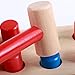Toyssa First Pounding Bench Peg Wooden Toy With Mallet Early Educational Games for Toddlers Kids (Pounding Toy)