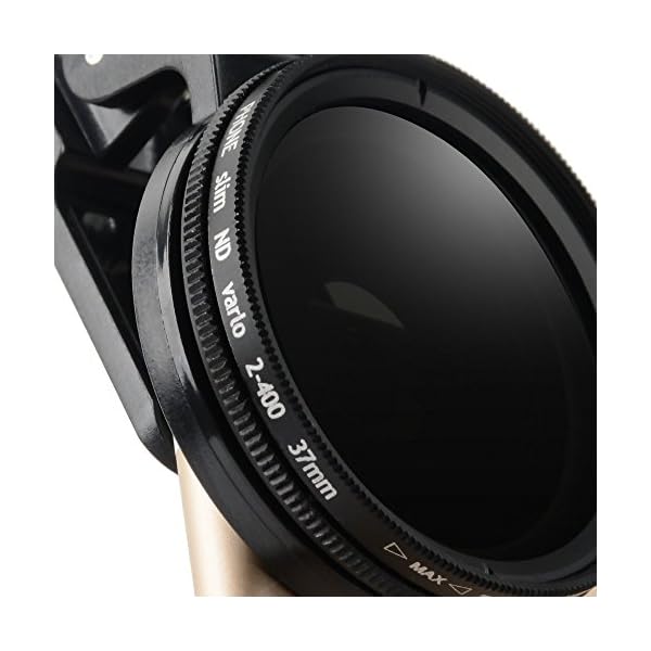 ZOMEI Einstellbare Neutral-Dichte Clip-On ND 2-400 Objektiv-Filter mit Clip für iPhone 6S, 6S Plus, Samsung Galaxy und… – Bild 5