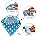 Baby Gifts Bandana Drool Bibs With Snaps For Boys And Girls Premium Dribble & Teething 100% Organic Cotton Absorbent Best As Baby Gift Shower Set 4 Pack Included Free Bonus Bag and Ebook By BabyClub
