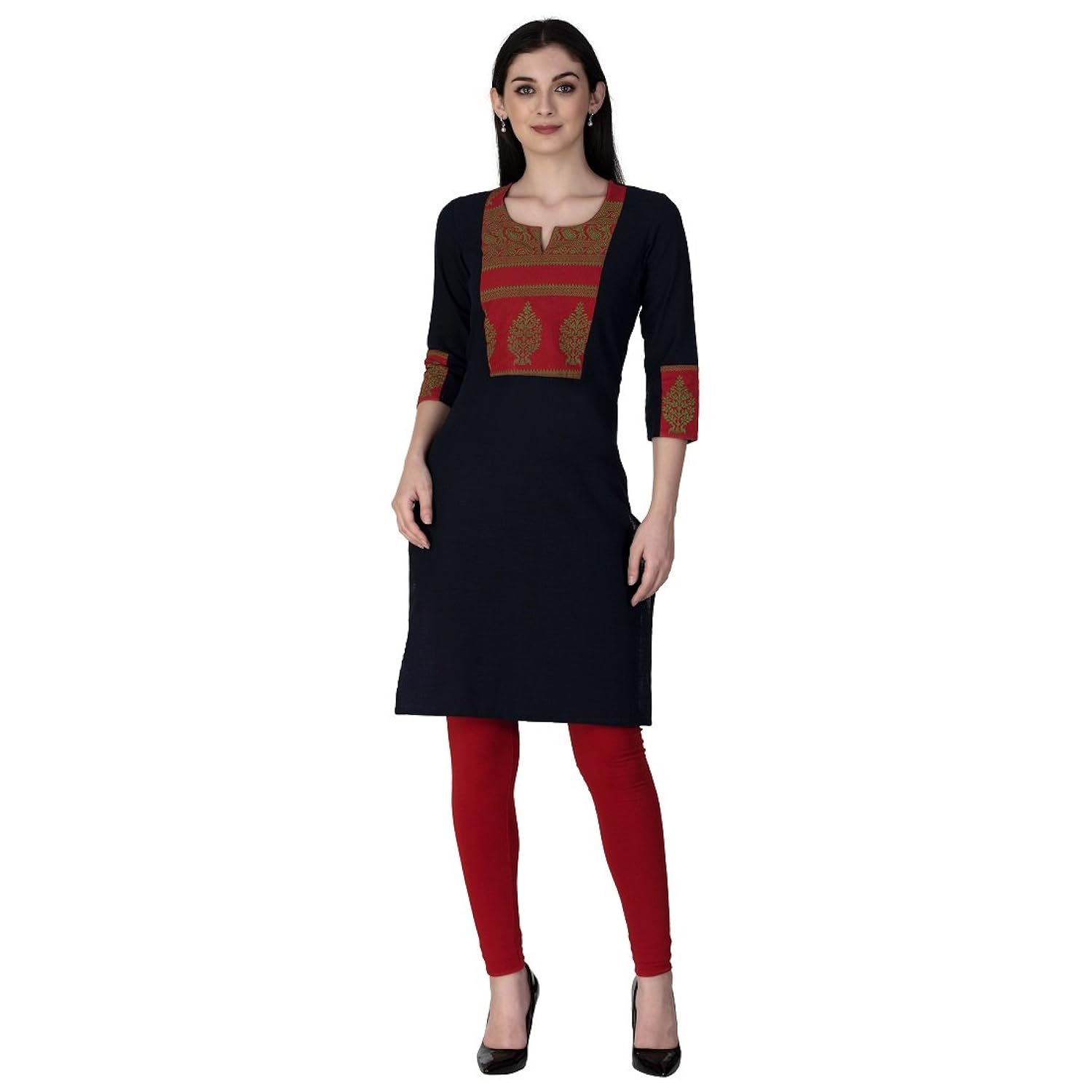 gmi casual cotton rajasthani printed women kurti