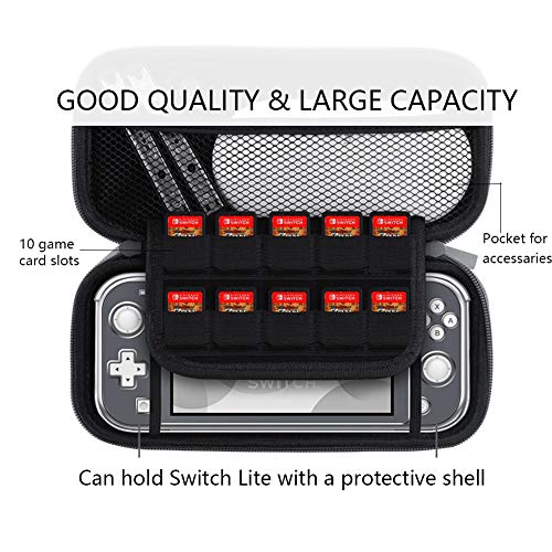 image for MikiGo Accessories Bundle for Nintendo Switch Lite, Starter Kit with T