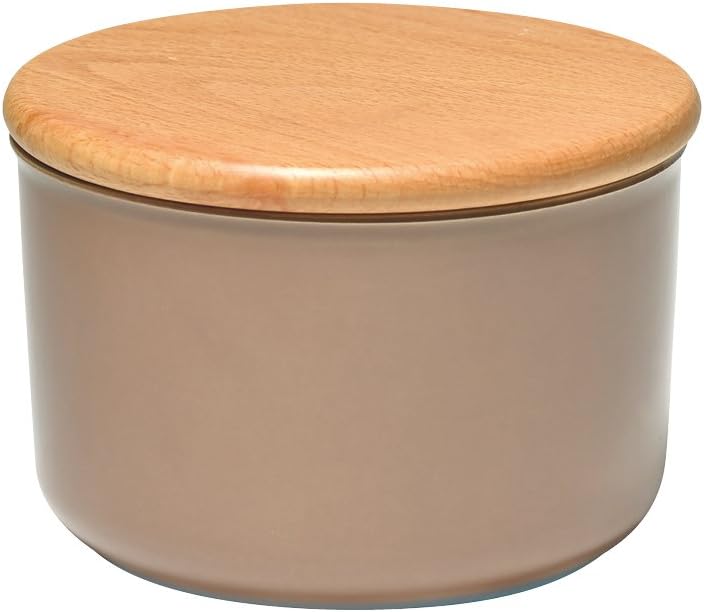 Emile Henry 1Lb Ceramic Storage Jar, Oak