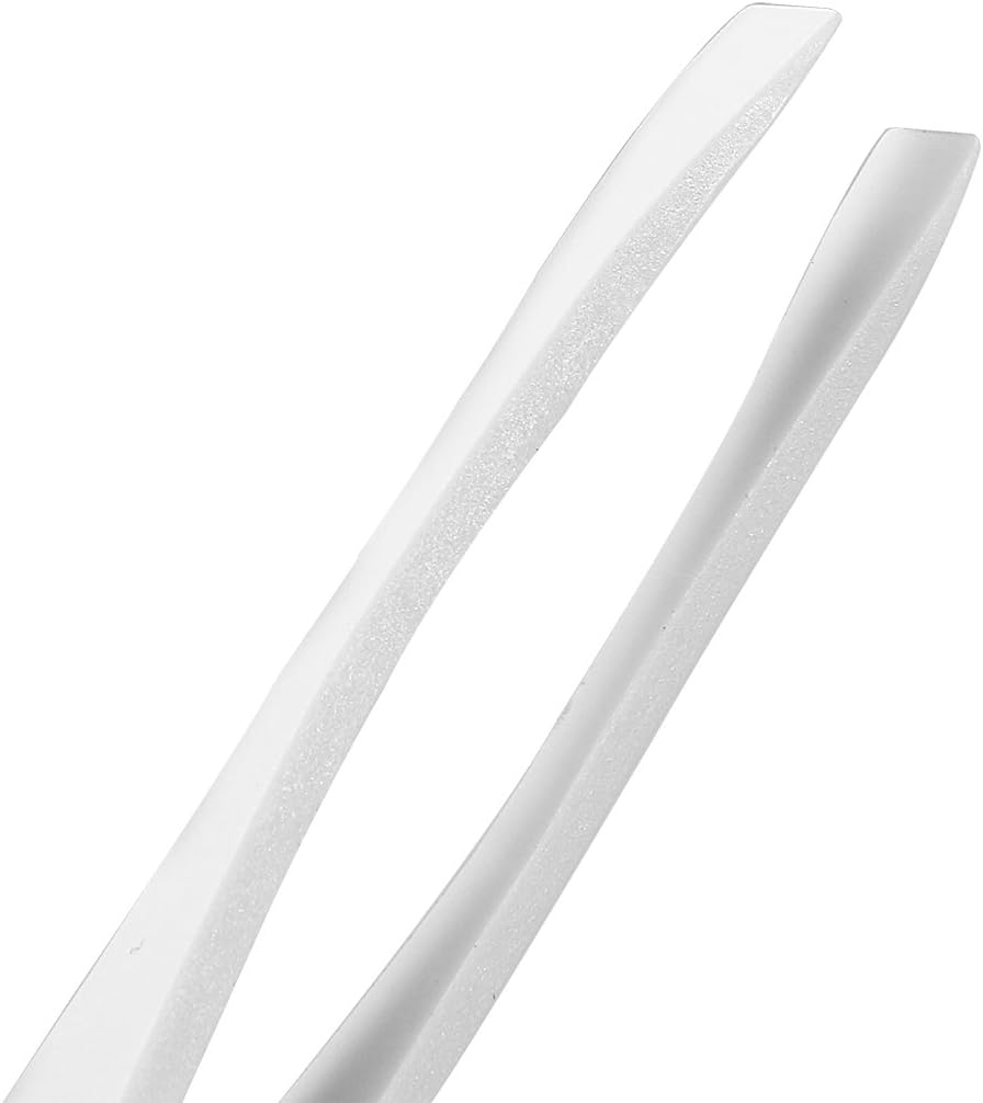 Sourcingmap Plastic Anti-Static Tweezers, Precision Flat Tip for Jewelry Craft DIY Beauty Electronics Repair Tool White 3 Pcs - Image 5