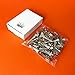 Adorox 80 Pieces 1.75 inches Single Prong Metal Alligator Hair Clips