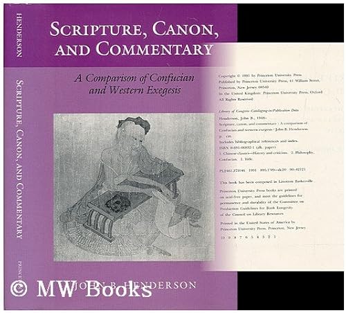 Download Scripture, Canon, and Commentary: A Comparison of Confucian and Western Exegesis PDF