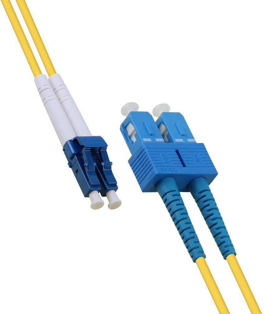OS2 LC to SC Duplex Fiber Optic Cable, LWL, Singlemode Jumper, 10-meter(32.8ft), OS2 LC-SC, 10m(33ft) - Image 5