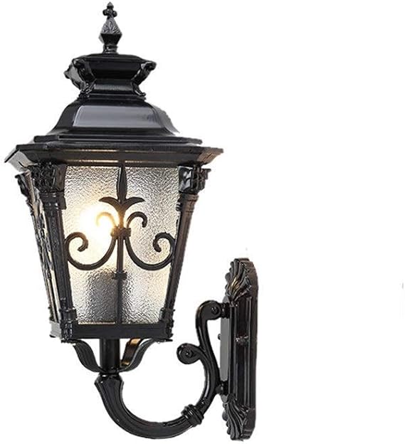 Victorian Outdoor Wall Light Lantern European Antique Classic Brass