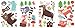 Woodland Animals Decorative Peel & Stick Wall Art Sticker Decals for Kids Room or Nursery