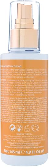 Skinny Tan Tan & Tone Oil 145ml | Instant Bronze Glow Mist | Coconut Vanilla view 2