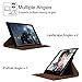 Fintie Rotating Case for iPad 4 / 3 / 2 - 360 Degree Rotating Smart Stand Protective Cover with Auto Wake/Sleep for iPad 4th Gen with Retina Display, iPad 3 & iPad 2, Brown