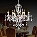 30pcs Chandelier Crystals Beads Clear Glass Teardrop Pendants Crystal Chandeliers Parts Beads for Chandeliers
