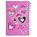 SMITCO Girls Diary Set - Pink Heart Journal Set for Kids 5 to 10 Years Old with Stickers and Pencil