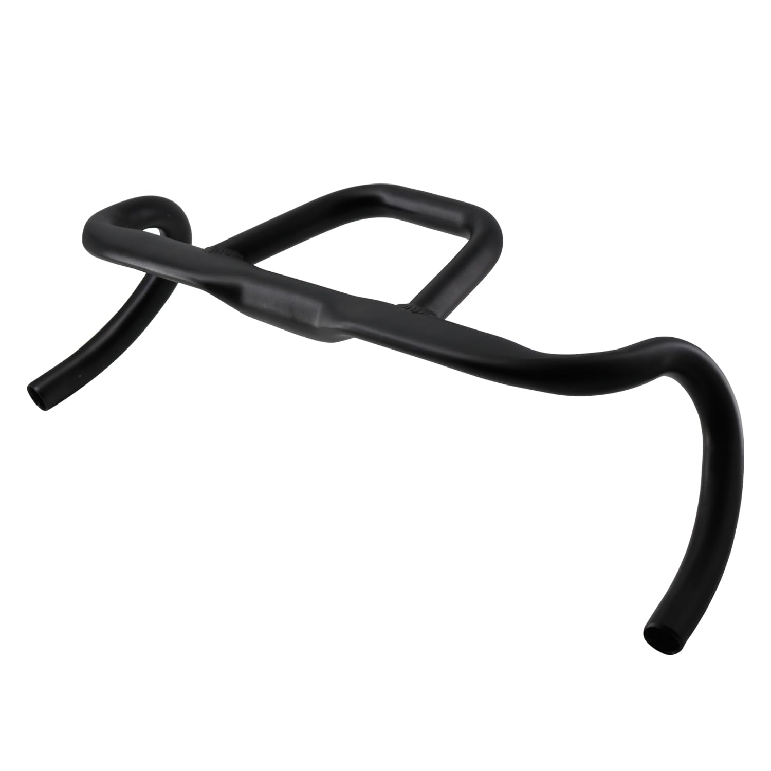 SENQI Bicycle Aluminum Flat Tube Gravel Handlebar 31.8 Diameter, 420mm-520mm,440mm-540mm,460mm-560mm, 25°Camber Angle, for Touring Bikes(440mm-540mm)