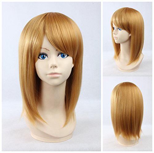 Kadiya Short Blonde Women Synthetic Hair Anime Cosplay Wigs