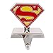 Superman Kurt Adler Superman Logo Stocking Hanger, Silver